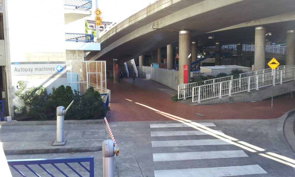 Stairs and ramp to Pier St.